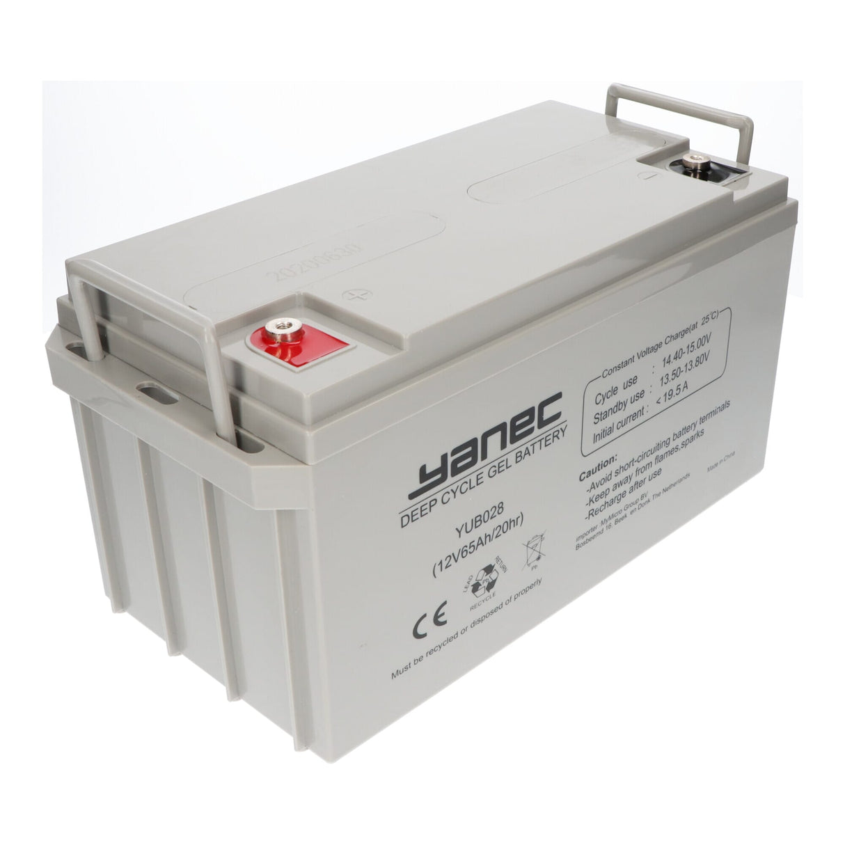 Yanec gel accu 12v 65ah