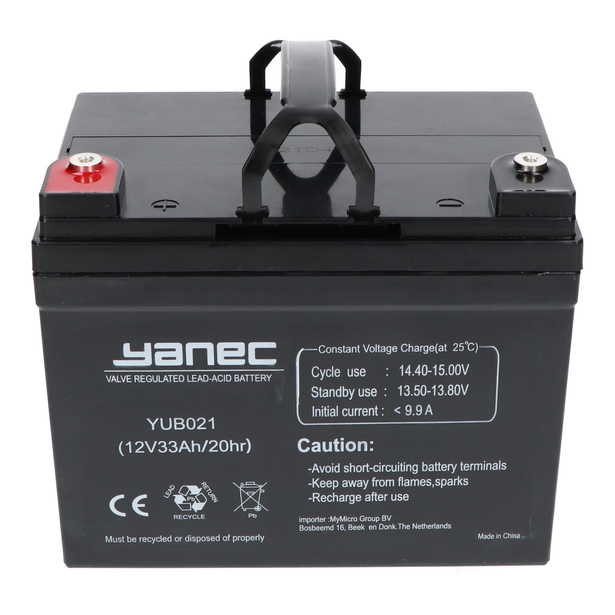 Yanec loodaccu 12v 33ah