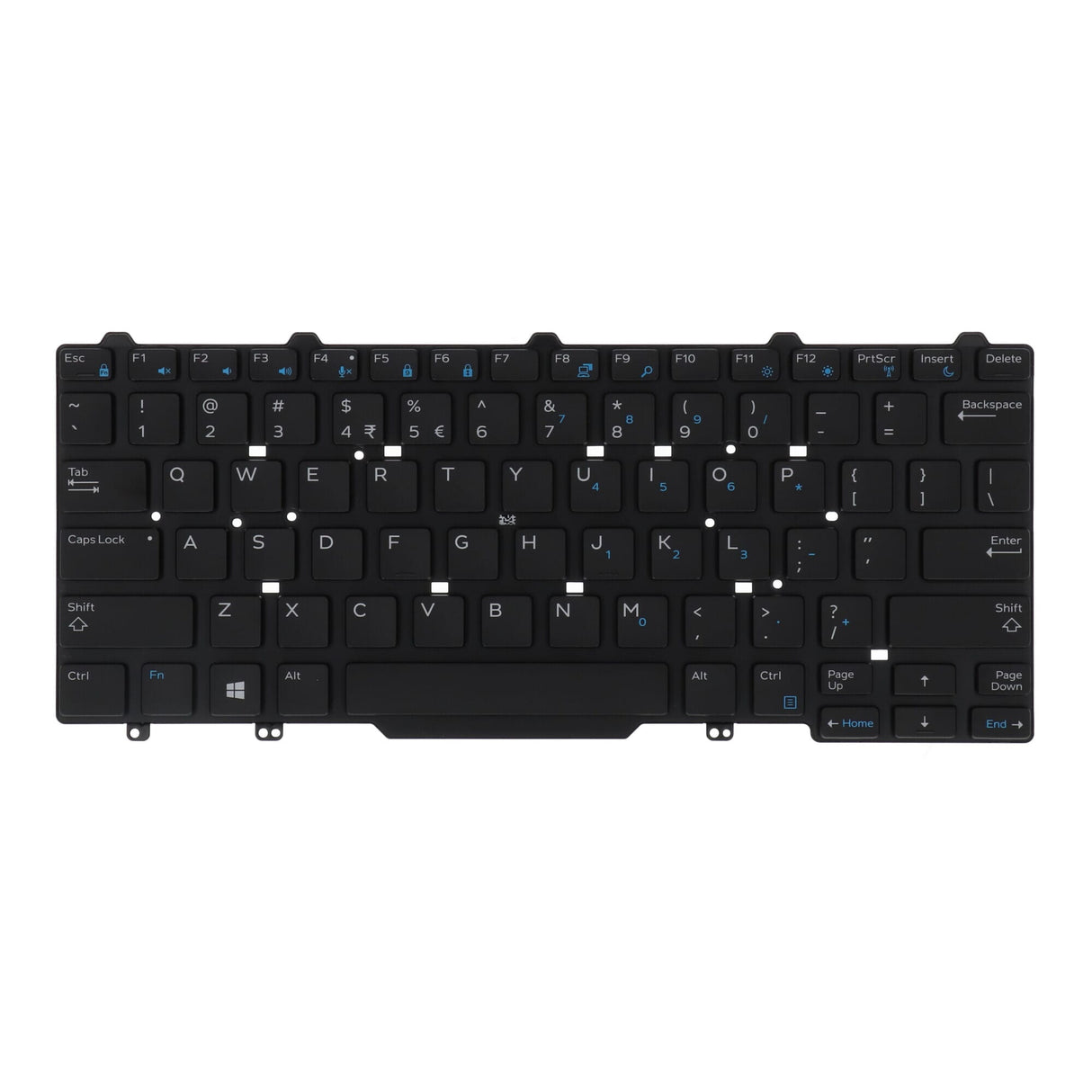 Dell laptop toetsenbord qwerty us