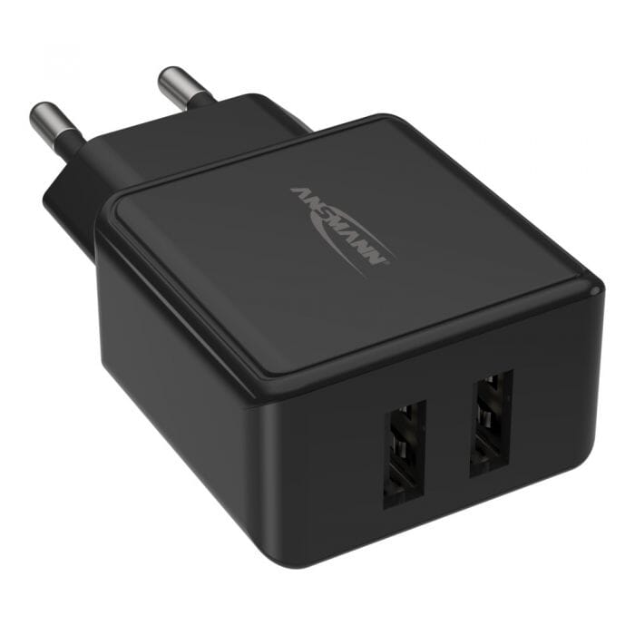 Ansmann home charger hc212 zwart 12w