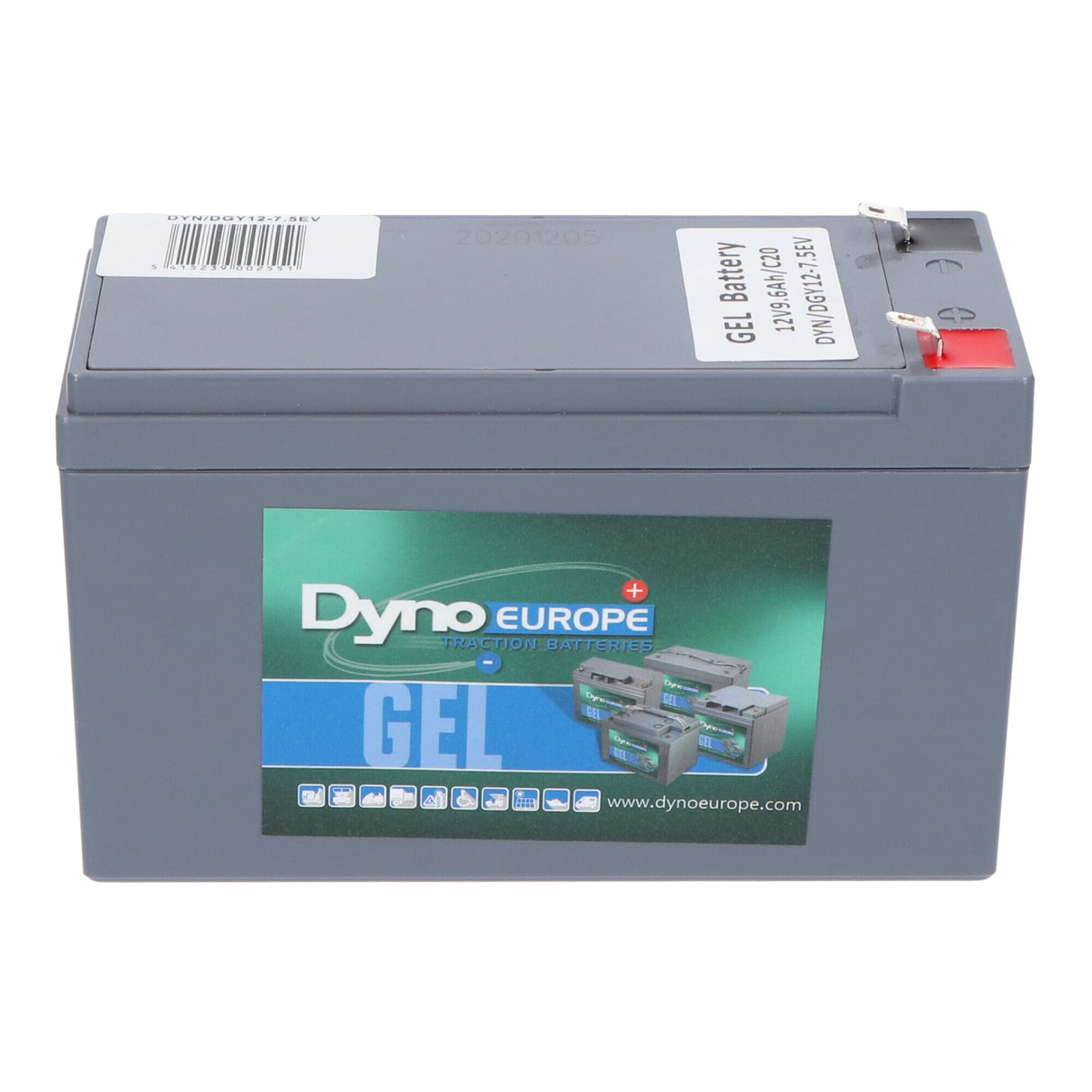 Dyno europe dyno gel accu 12v 7.5ah
