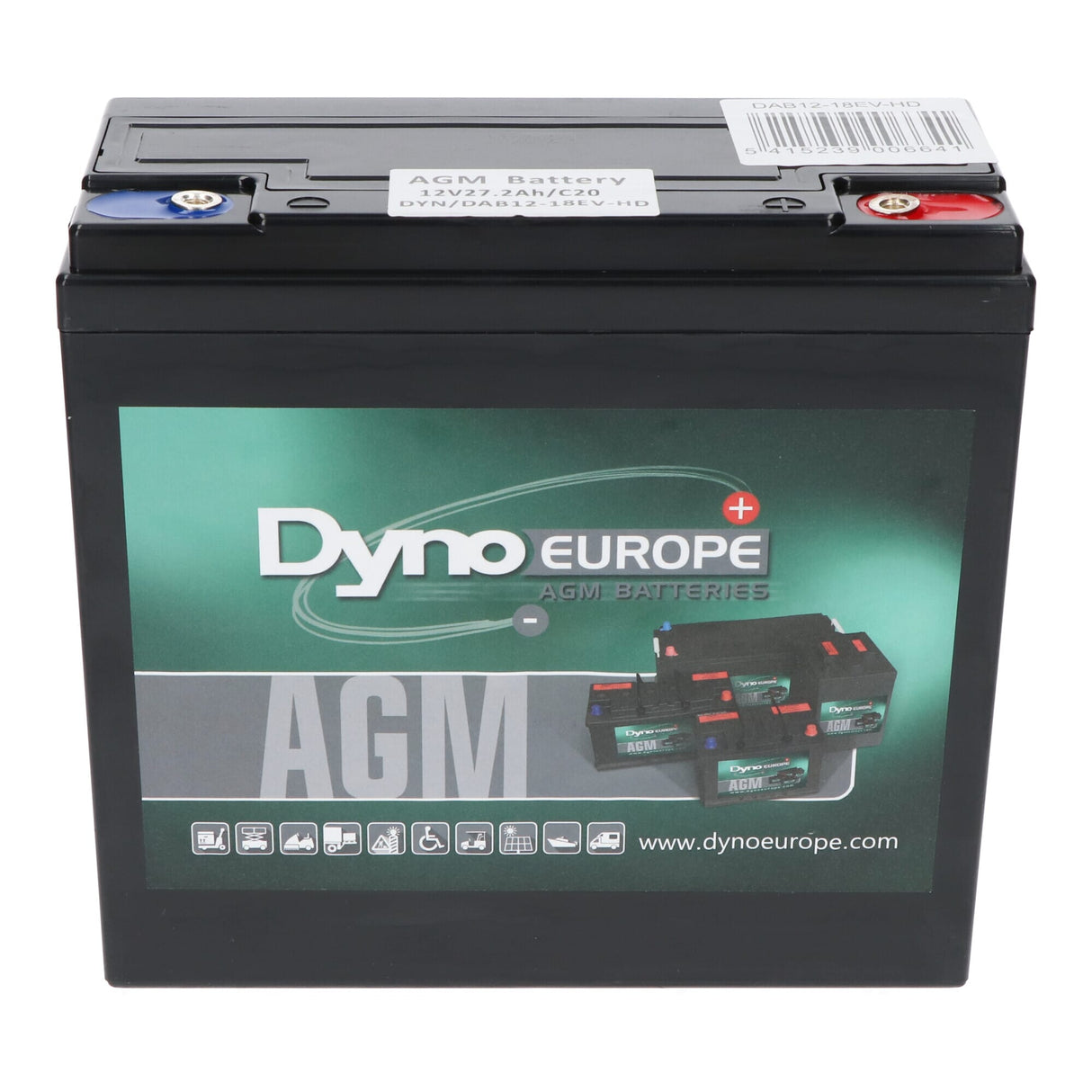 Dyno europe dyno loodaccu 12v 27.2ah