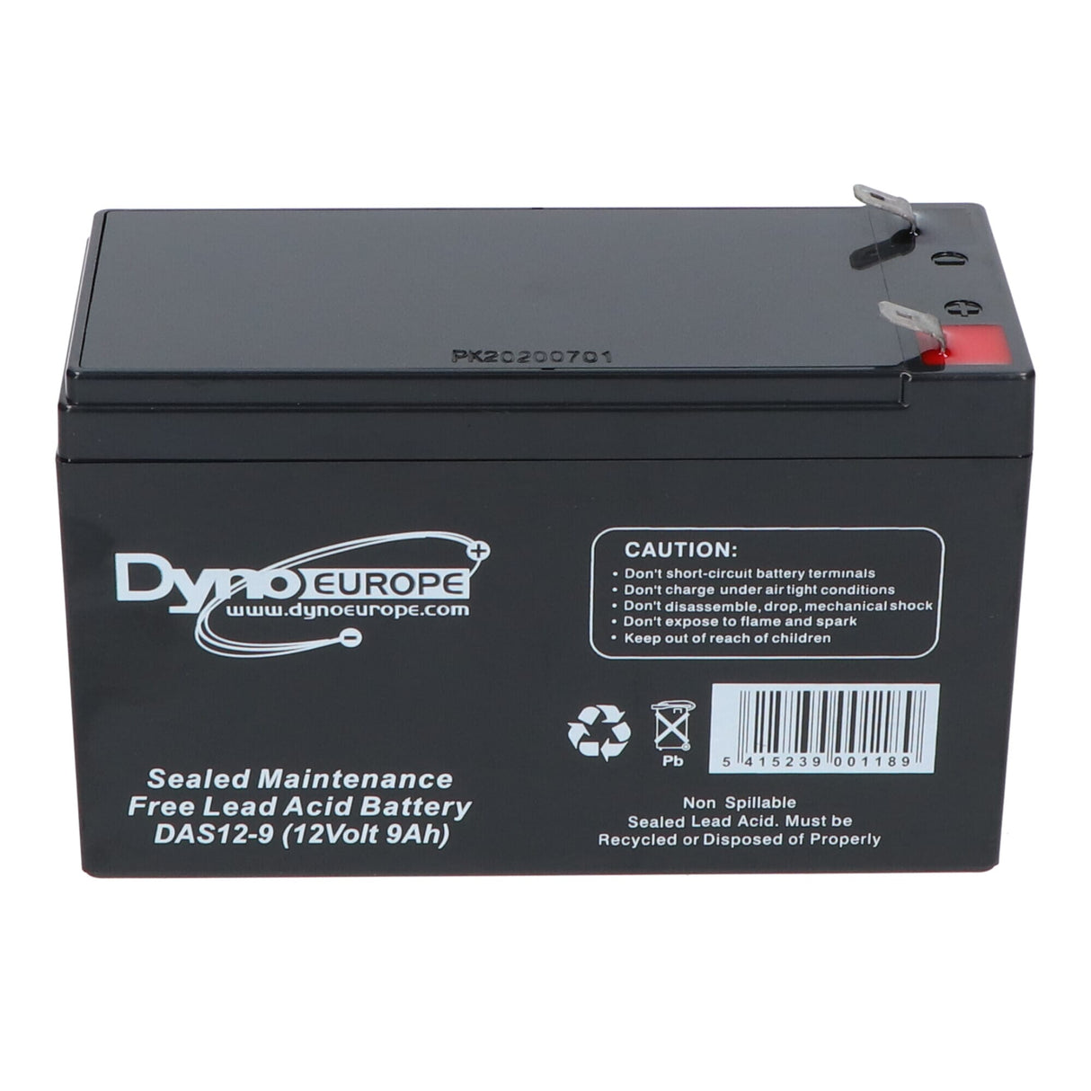 Dyno europe dyno loodaccu 12v 9ah