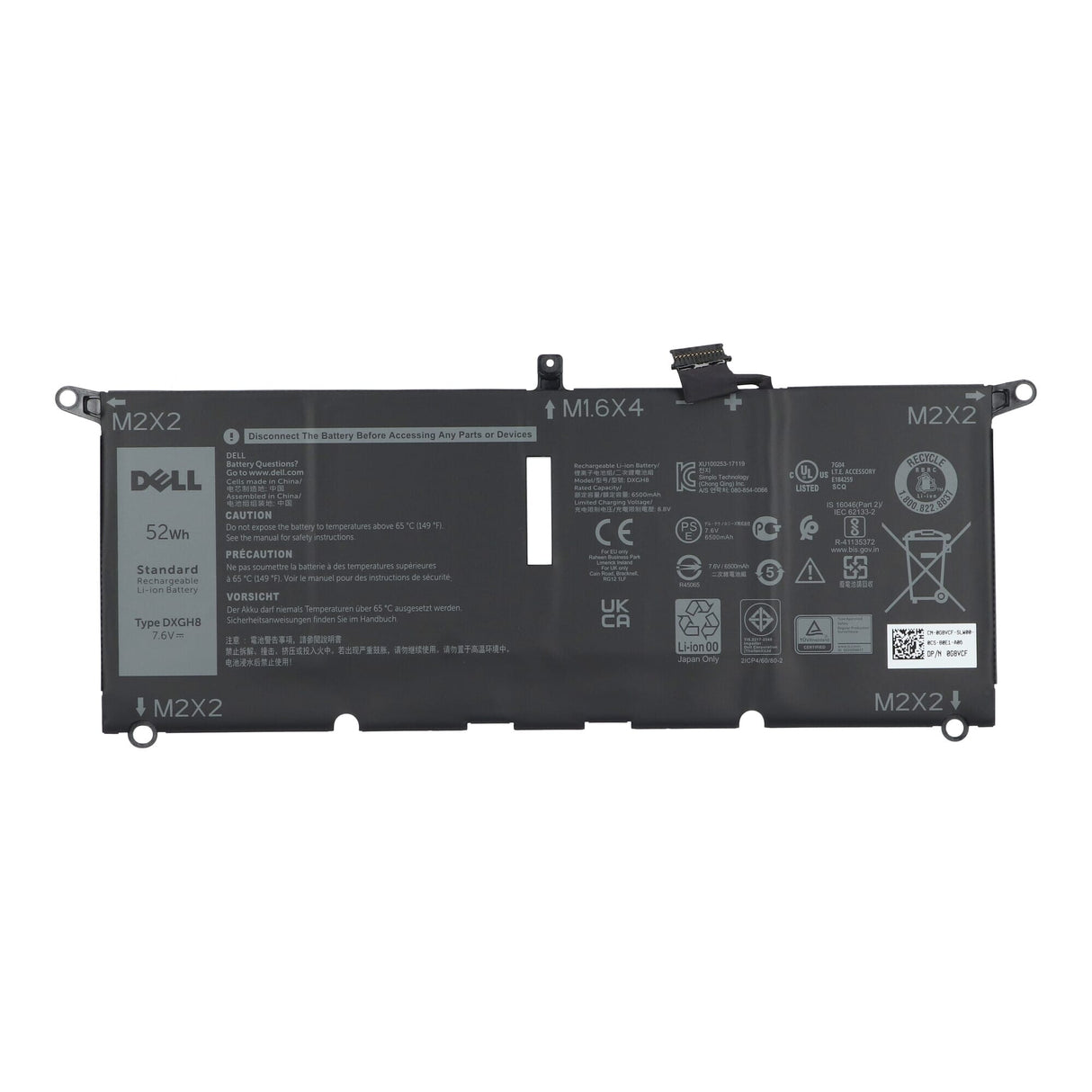 Dell laptop accu 6500 mah