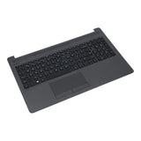 Hp laptop toetsenbord qwerty us + top cover - zwart