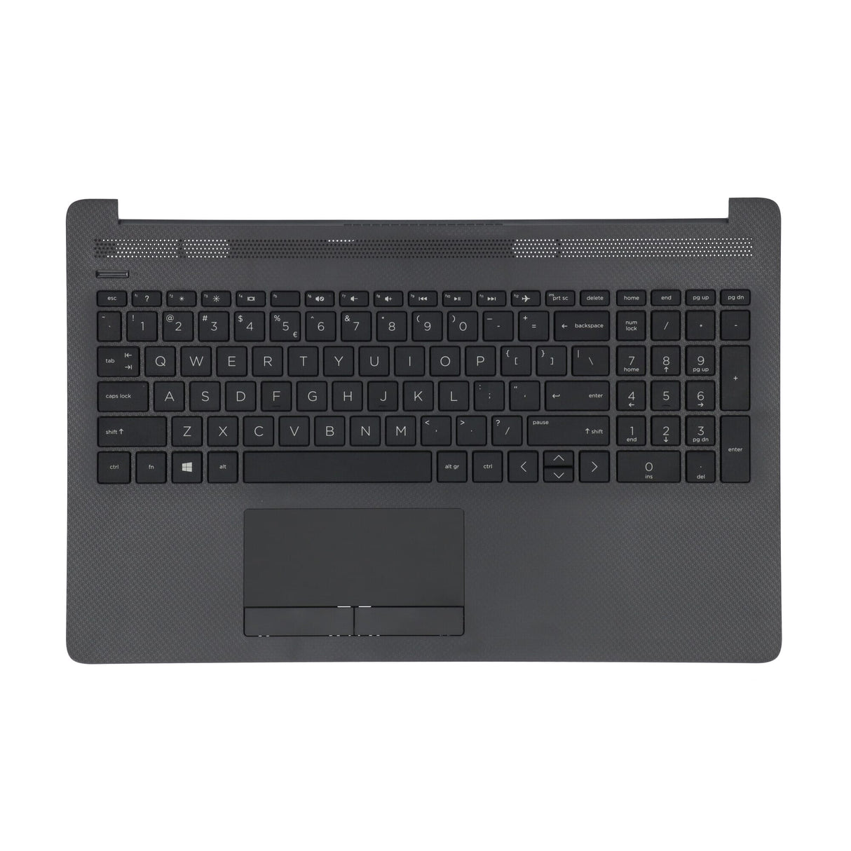 Hp laptop toetsenbord qwerty us + top cover - zwart