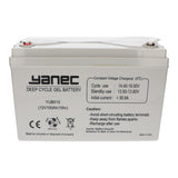 Yanec gel accu 12v 100ah