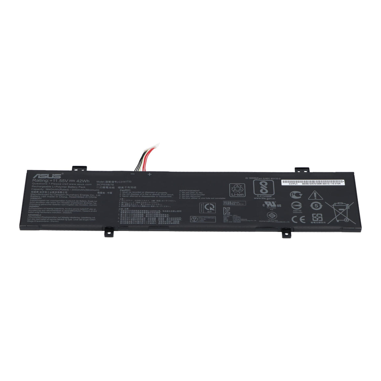 Asus laptop accu 3550 mah