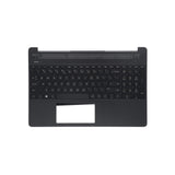Hp laptop toetsenbord qwerty us + top cover - grijs