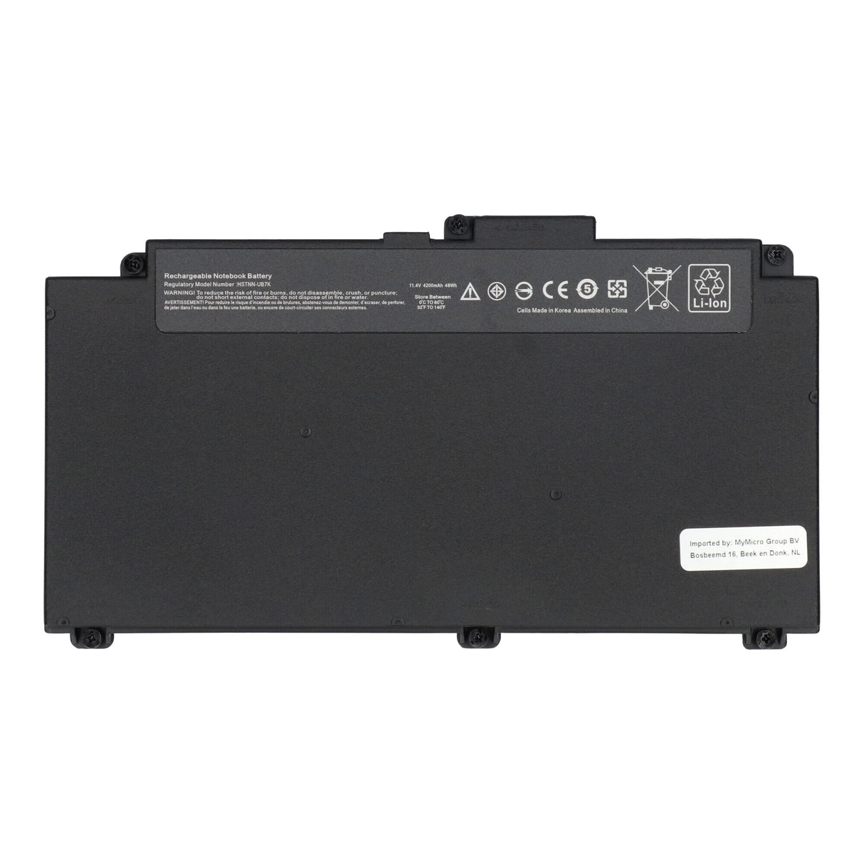 Replacement parts laptop accu 4200 mah
