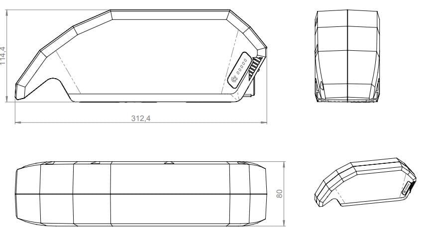 Riese muller bosch powerpack 720wh frame e-bike vision