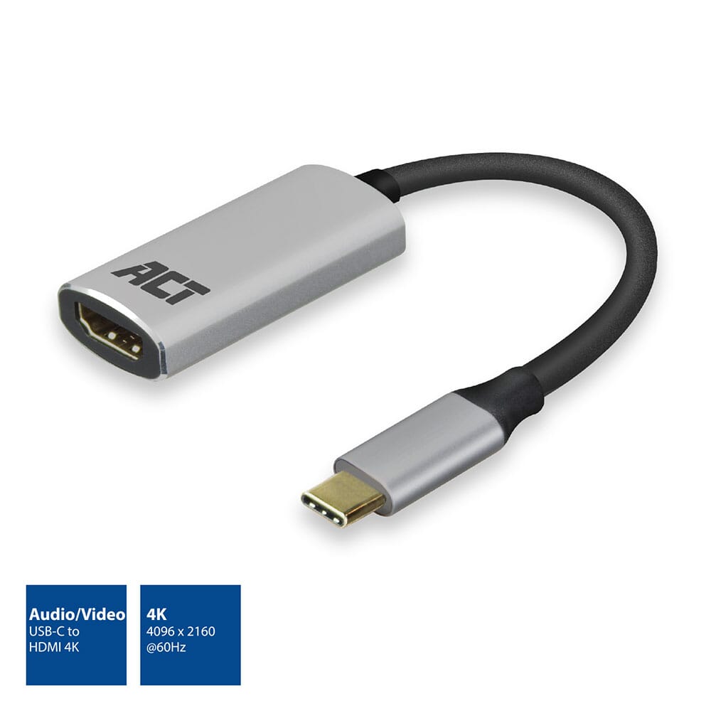 Act usb-c naar hdmi female adapter, 4k