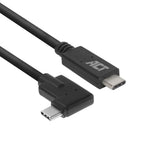 Act usb 3.2 gen1 aansluitkabel c male - c male (haaks) 1m