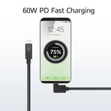 Act usb 3.2 gen1 aansluitkabel c male - c male (haaks) 2m
