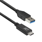 Act usb 3.2 gen1 aansluitkabel a male - c male 2 m