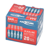 Ansmann alkaline batterij micro aaa lr03 20 pcs. box