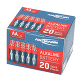 Ansmann alkaline batterij mignon aa lr6 20 pcs. box