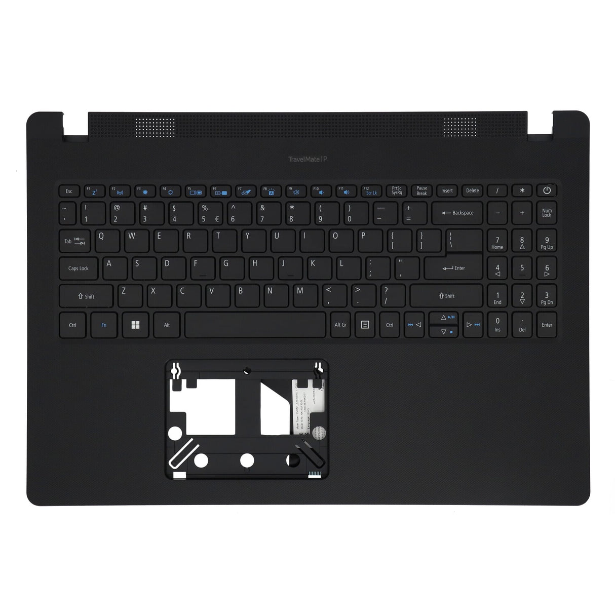 Acer laptop toetsenbord qwerty us + top cover - zwart