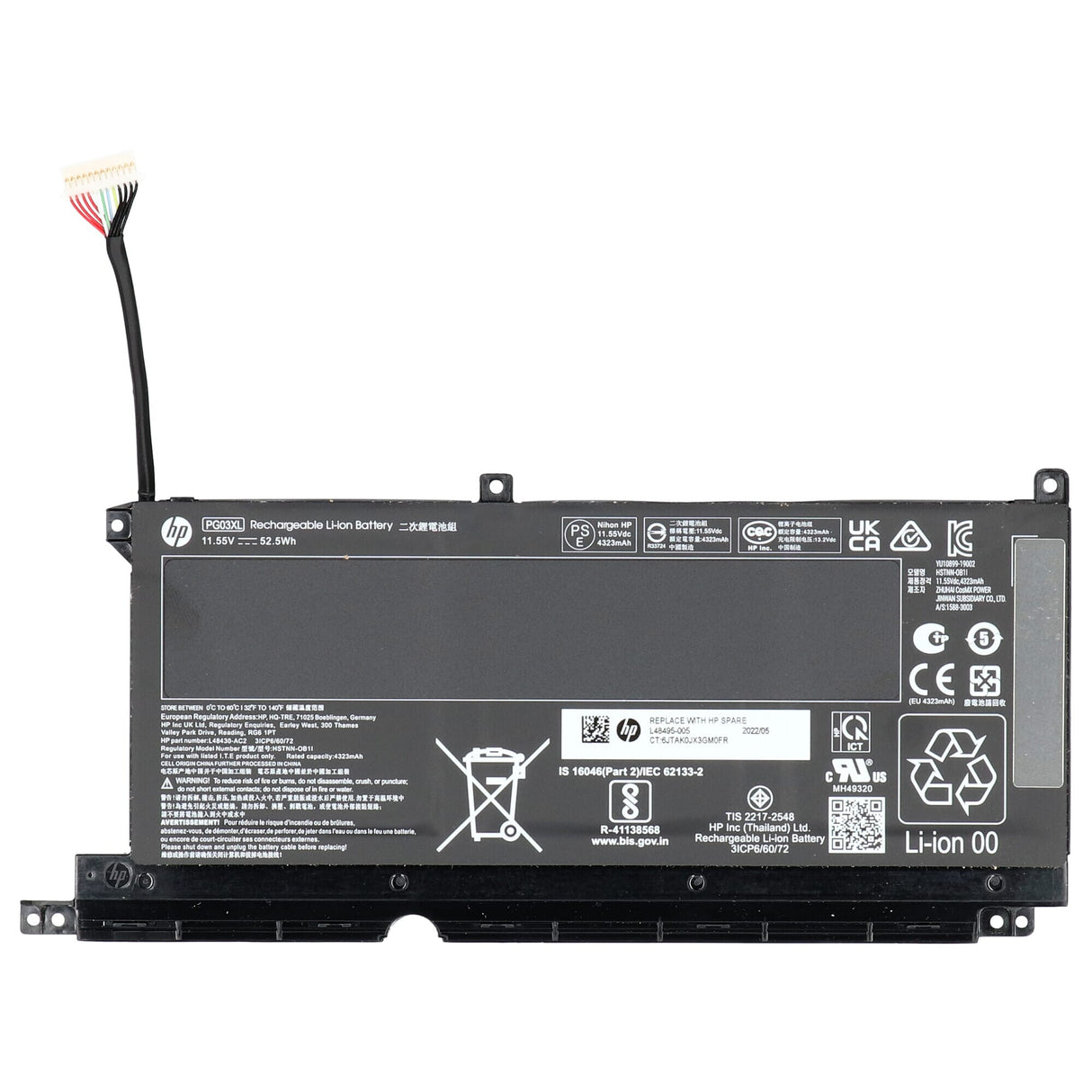 Hp laptop accu 4323 mah