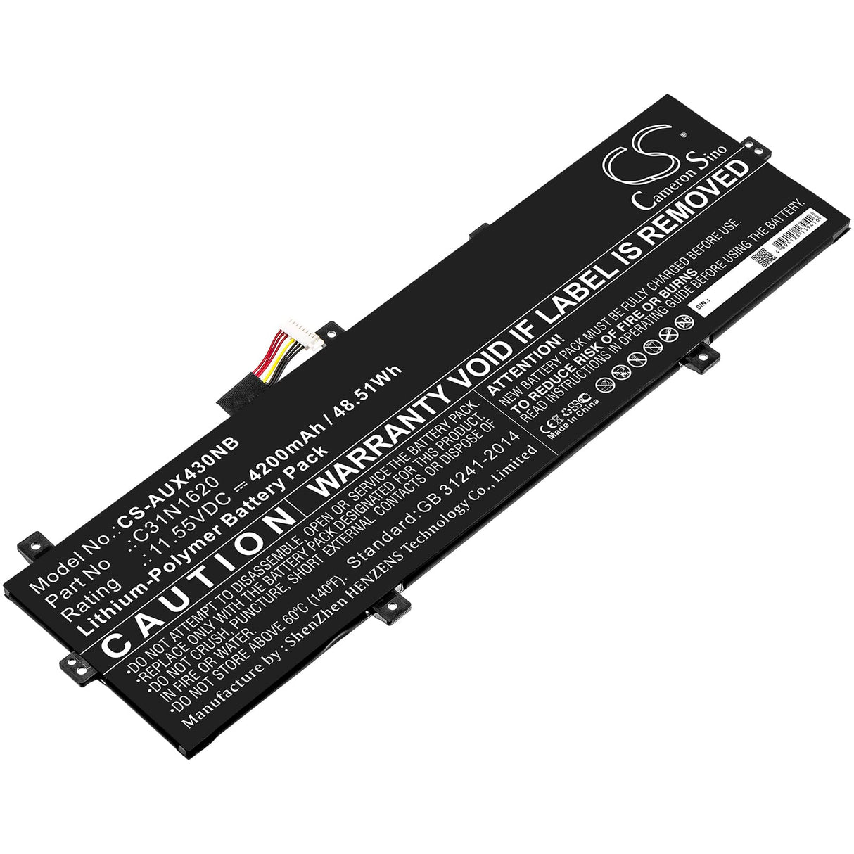 Replacement parts laptop accu