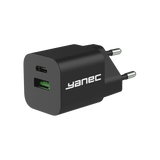 Yanec compacte gan lader usb-a usb-c 30w