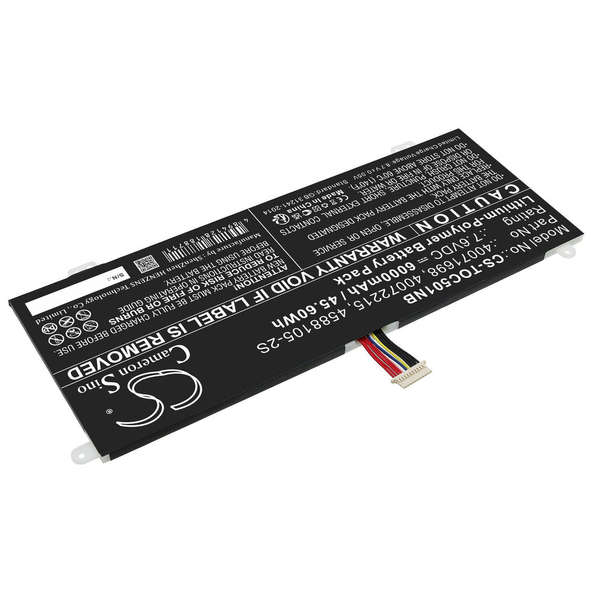 Replacement parts laptop accu 6000mah