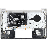 Hp laptop toetsenbord qwerty us + top cover, backlit -zilver