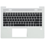 Hp laptop toetsenbord qwerty us + top cover - zilver
