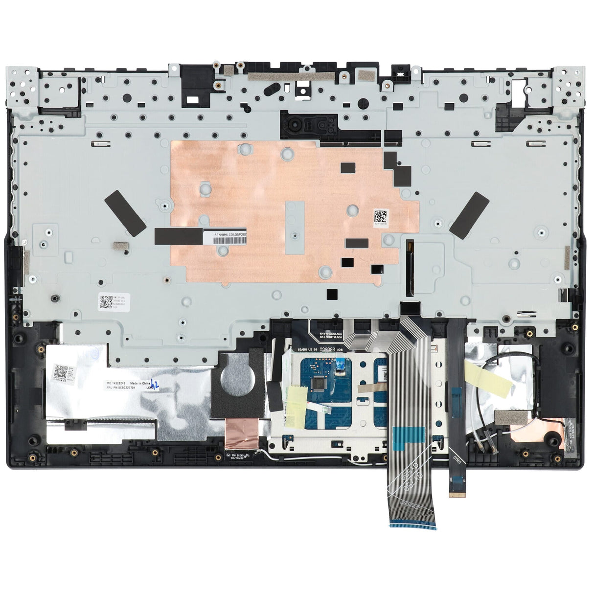 Lenovo laptop toetsenbord qwerty us + top cover, bl - zwart
