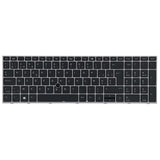 Hp laptop toetsenbord azerty be + trackpoint, backlit