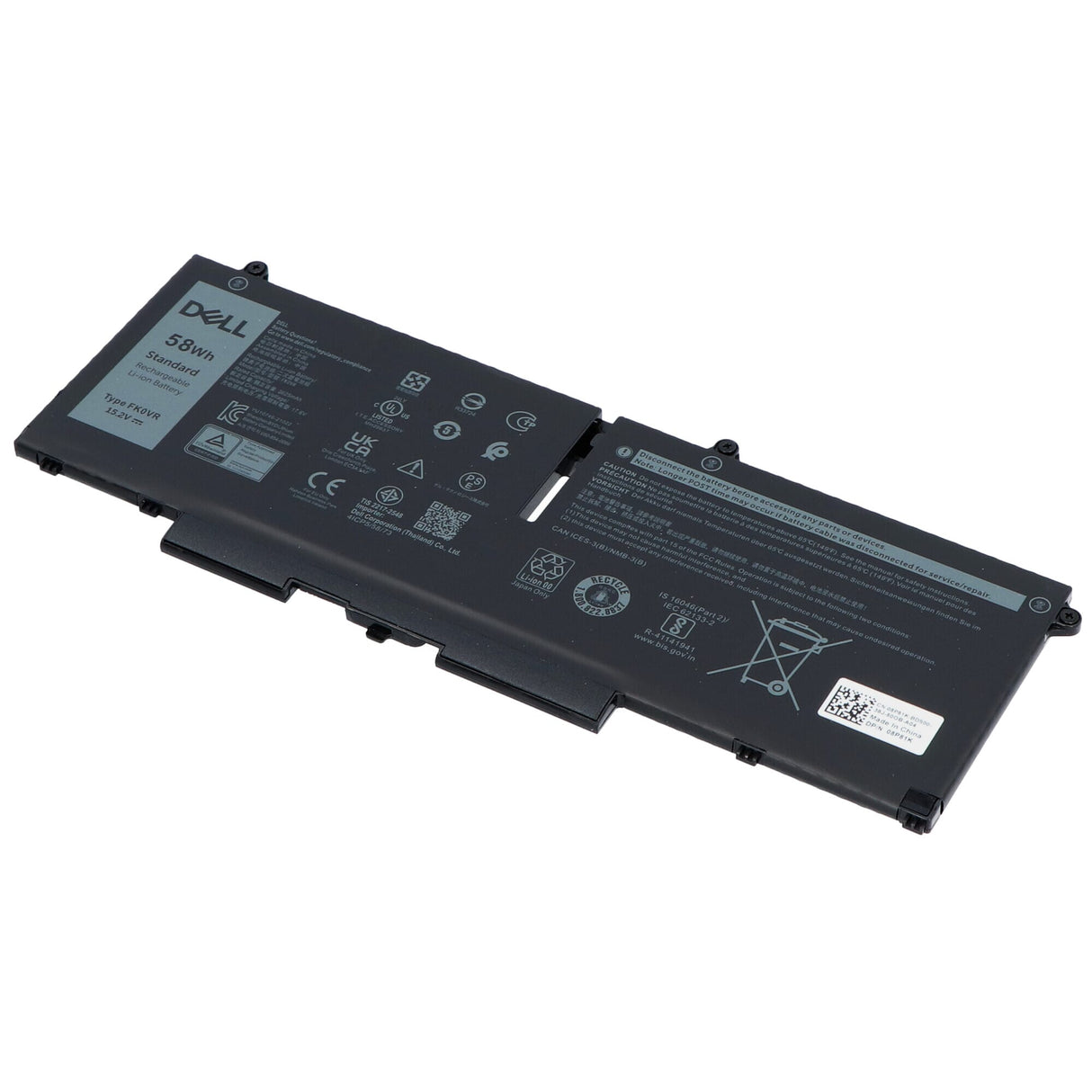 Dell laptop accu 4 cell 15.2v 58wh