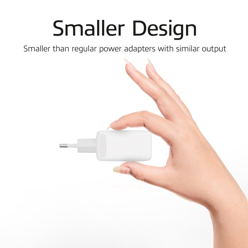 ACT Connectivity USB-C Lader 65W 2-port met Delivery PPS en G