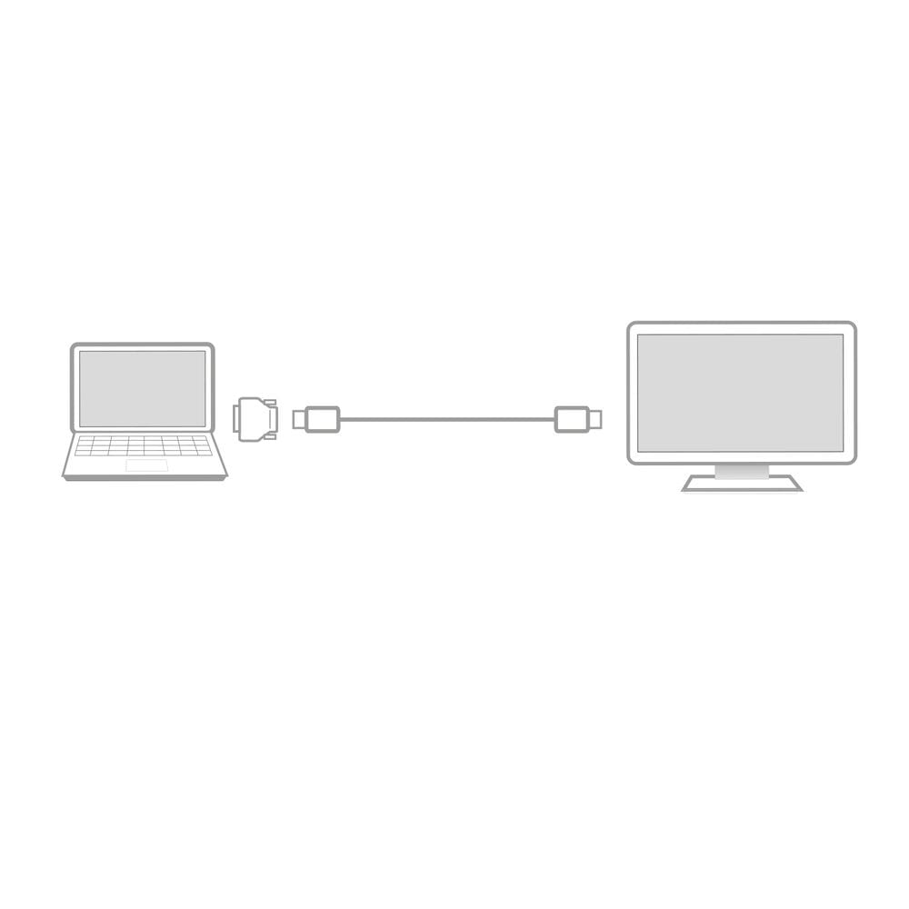 Act dvi-d naar hdmi verloopadapter