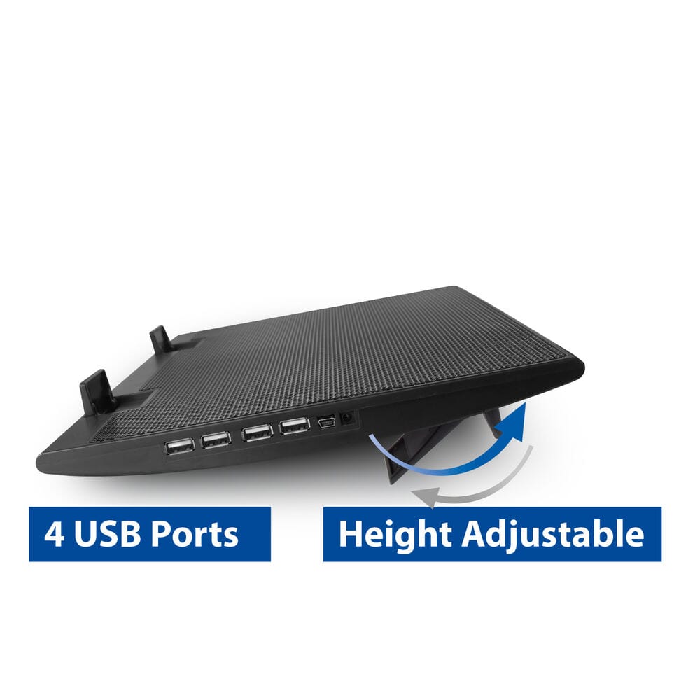 ACT Connectivity Laptopstandaard, met ventilator, hoogte verstelbaa