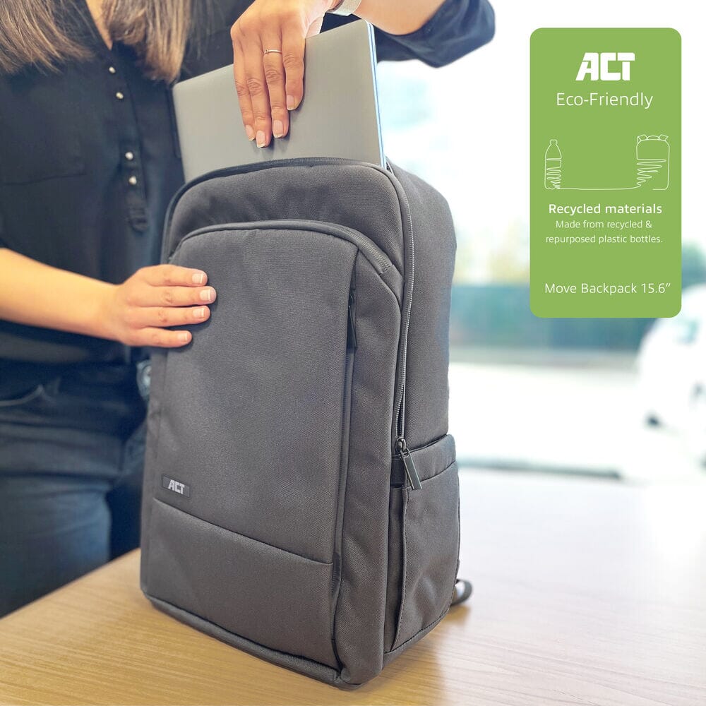 ACT Connectivity Rugzak voor laptops tot 15,6