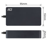 Act usb-c laptoplader met power delivery profielen 65w