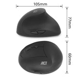 Act draadloze ergonomische muis 1600 dpi