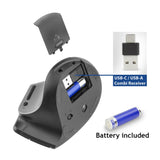 ACT Connectivity Draadloze Ergonomische Muis met Bluetooth en USB-C