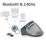 ACT Connectivity Draadloze Ergonomische Muis met Bluetooth en USB-C