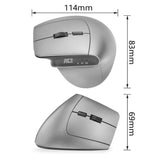 ACT Connectivity Draadloze Ergonomische Muis met Bluetooth en USB-C