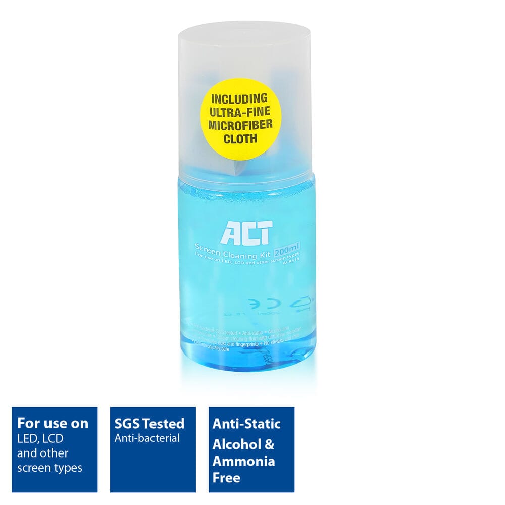 Act schermreiniging set, 200ml