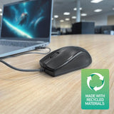 Act wired full-size optical mouse 1000 dpi, silent click