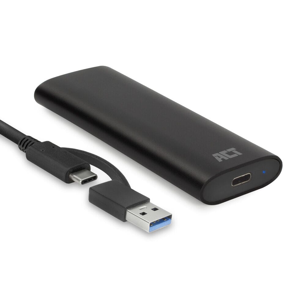 Act usb-c m.2 nvme pcie ssd enclosure, tool-free