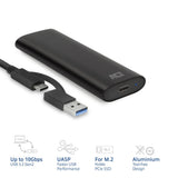 Act usb-c m.2 nvme pcie ssd enclosure, tool-free