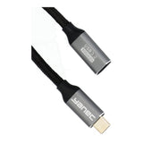 Yanec usb-c laad- en datakabel verlengkabel 2m nylon (100w)