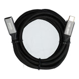 Yanec usb-c laad- en datakabel verlengkabel 2m nylon (100w)