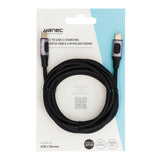Yanec usb-c naar usb-c laad- en datakabel 2m nylon (100w)