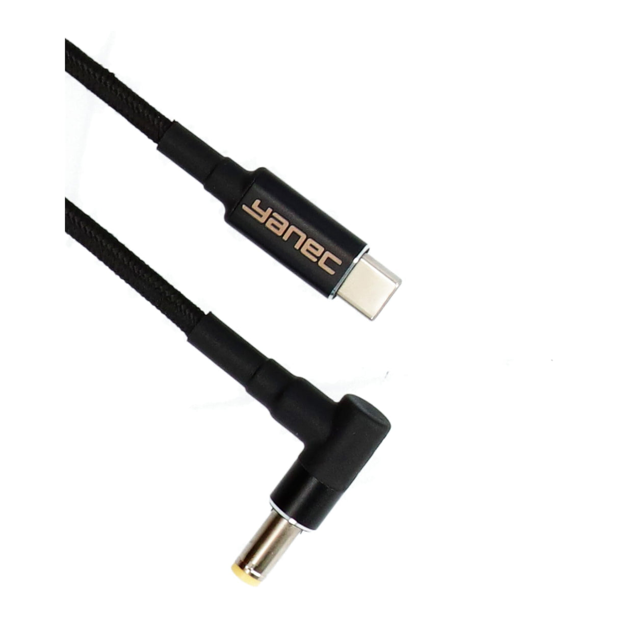 Yanec usb-c naar 5.5 x 1.7 mm laadkabel 1.8m