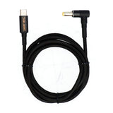 Yanec usb-c naar 5.5 x 1.7 mm laadkabel 1.8m
