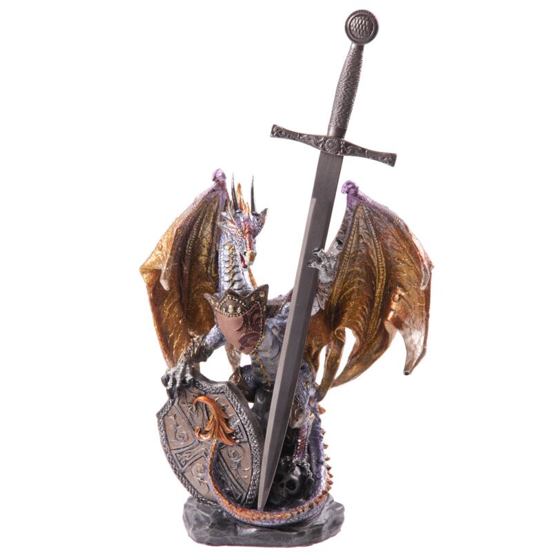 Dark legends vuur schild draak